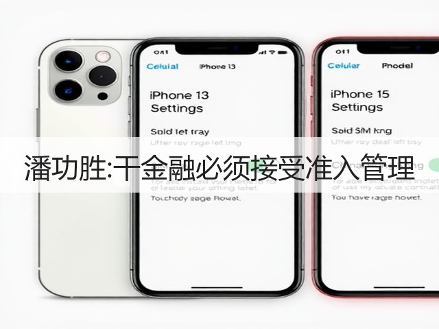 潘功胜:干金融必须接受准入管理(图3) 潘功胜:干金融必须接受准入管理(图3)