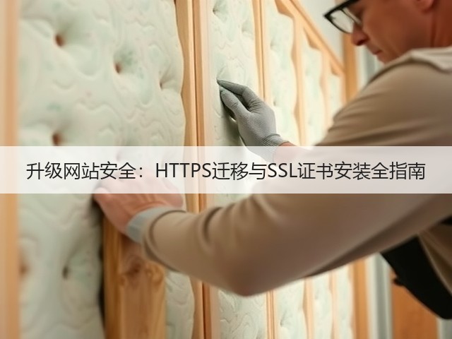 升级网站安全:HTTPS迁移与SSL证书安装全指南(图2) 升级网站安全:HTTPS迁移与SSL证书安装全指南(图2)