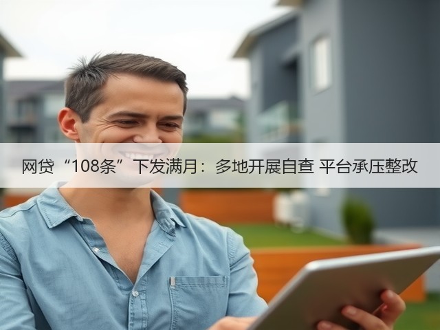 网贷“108条”下发满月：多地开展自查 平台承压整改(图2)