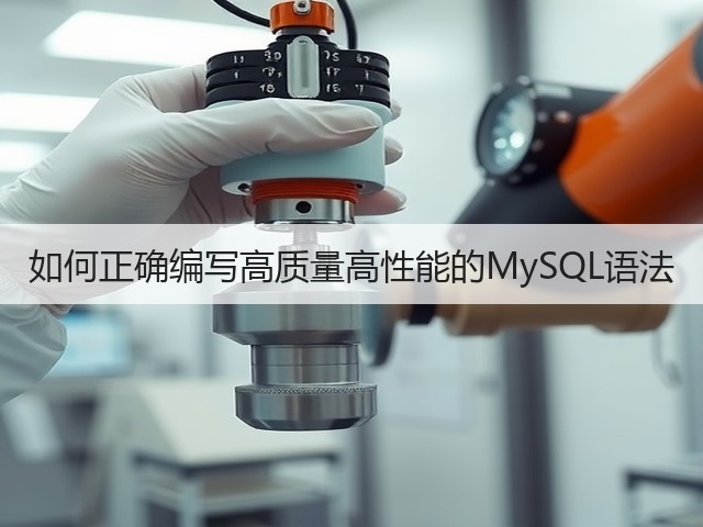 如何正确编写高质量高性能的MySQL语法(图3)