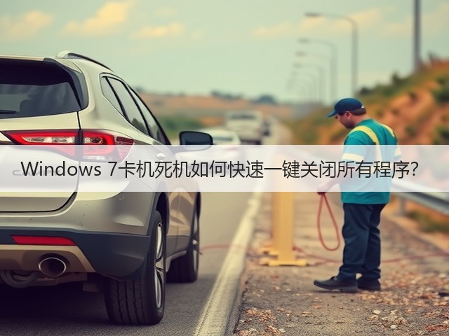 Windows 7卡机死机如何快速一键关闭所有程序?(图3) Windows 7卡机死机如何快速一键关闭所有程序?(图3)