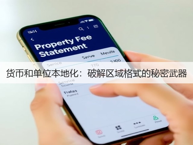 货币和单位本地化:破解区域格式的秘密武器(图1) 货币和单位本地化:破解区域格式的秘密武器(图1)