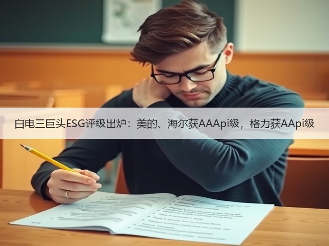白电三巨头ESG评级出炉:美的、海尔获AAApi级,格力获AApi级(图2) 白电三巨头ESG评级出炉:美的、海尔获AAApi级,格力获AApi级(图2)