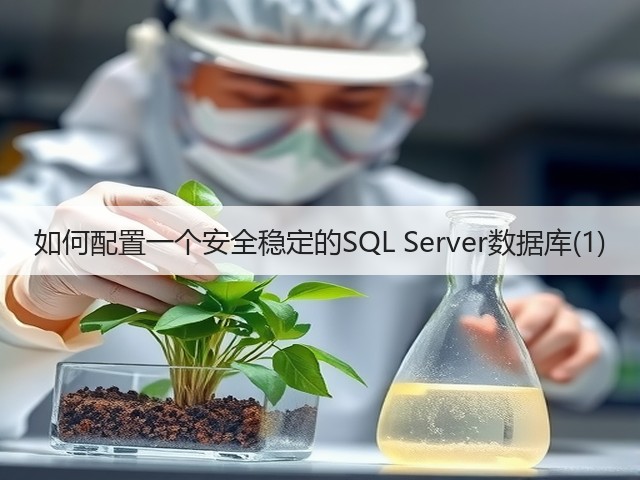 如何配置一个安全稳定的SQL Server数据库(1)(图3)