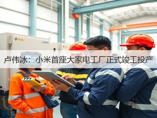 卢伟冰：小米首座大家电工厂正式竣工投产(图2)