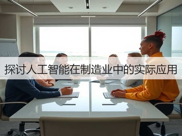 探讨人工智能在制造业中的实际应用(图3) 探讨人工智能在制造业中的实际应用(图3)