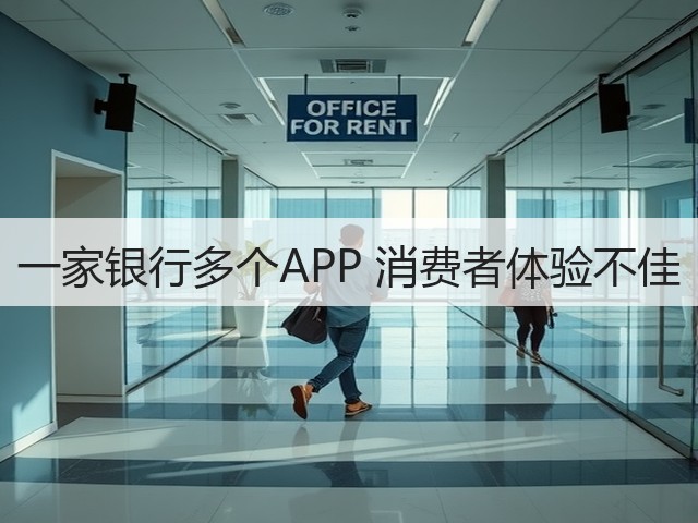 一家银行多个APP 消费者体验不佳(图1) 一家银行多个APP 消费者体验不佳(图1)