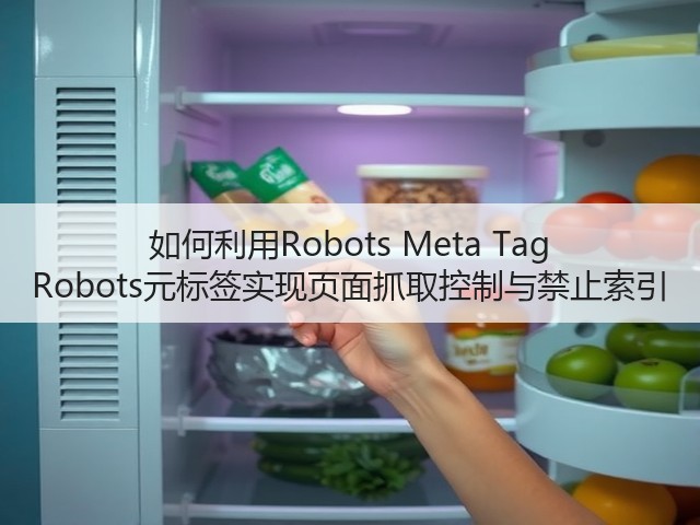 如何利用Robots Meta Tag Robots元标签实现页面抓取控制与禁止索引(图2) 如何利用Robots Meta Tag Robots元标签实现页面抓取控制与禁止索引(图2)