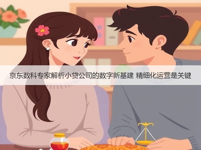 京东数科专家解析小贷公司的数字新基建 精细化运营是关键(图1) 京东数科专家解析小贷公司的数字新基建 精细化运营是关键(图1)
