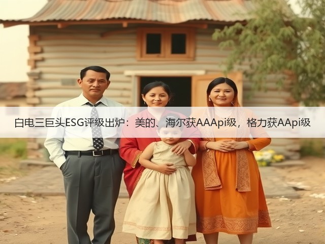 白电三巨头ESG评级出炉:美的、海尔获AAApi级,格力获AApi级(图2) 白电三巨头ESG评级出炉:美的、海尔获AAApi级,格力获AApi级(图2)