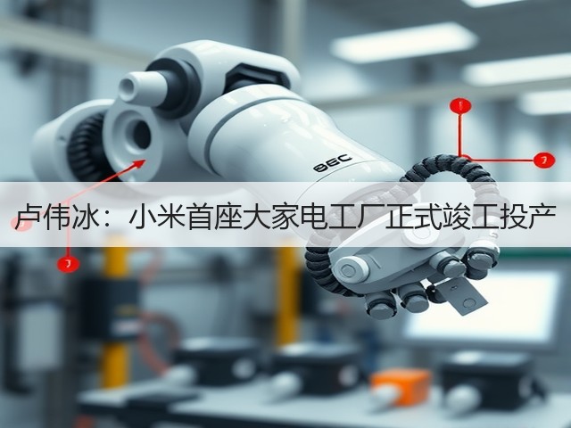 卢伟冰:小米首座大家电工厂正式竣工投产(图3) 卢伟冰:小米首座大家电工厂正式竣工投产(图3)