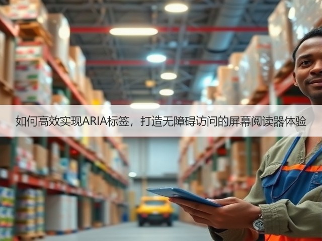 如何高效实现ARIA标签,打造无障碍访问的屏幕阅读器体验(图1) 如何高效实现ARIA标签,打造无障碍访问的屏幕阅读器体验(图1)