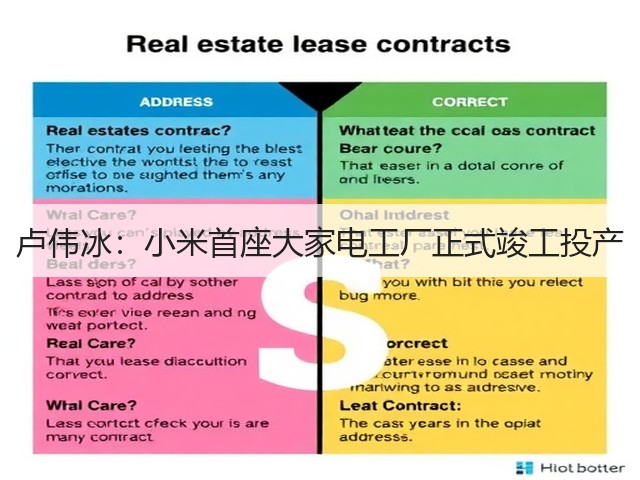 卢伟冰:小米首座大家电工厂正式竣工投产(图1) 卢伟冰:小米首座大家电工厂正式竣工投产(图1)