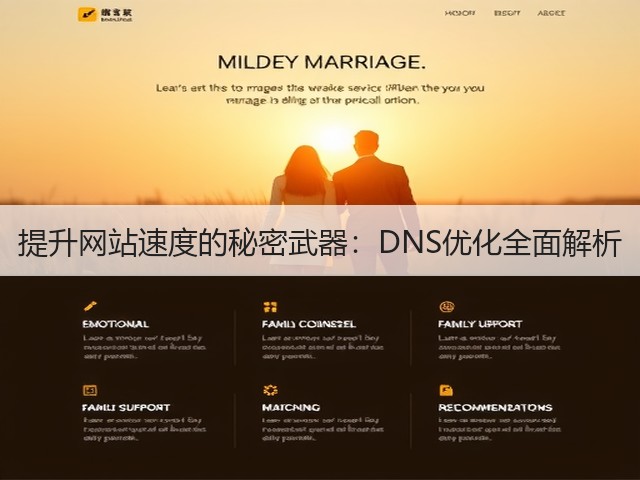 提升网站速度的秘密武器:DNS优化全面解析(图1) 提升网站速度的秘密武器:DNS优化全面解析(图1)
