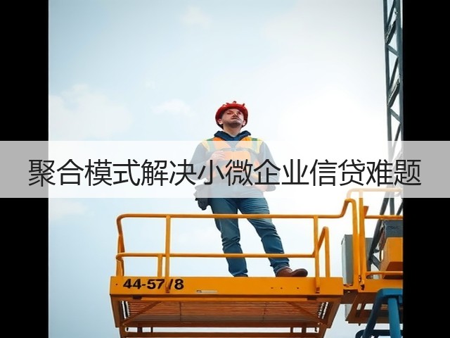 聚合模式解决小微企业信贷难题(图3) 聚合模式解决小微企业信贷难题(图3)
