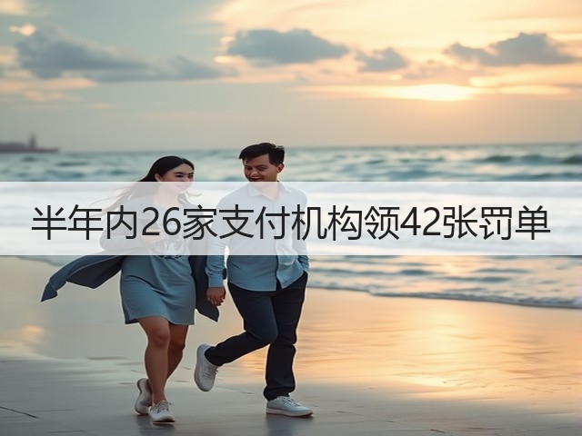 半年内26家支付机构领42张罚单(图1) 半年内26家支付机构领42张罚单(图1)