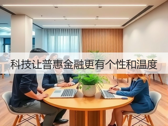 科技让普惠金融更有个性和温度(图1) 科技让普惠金融更有个性和温度(图1)