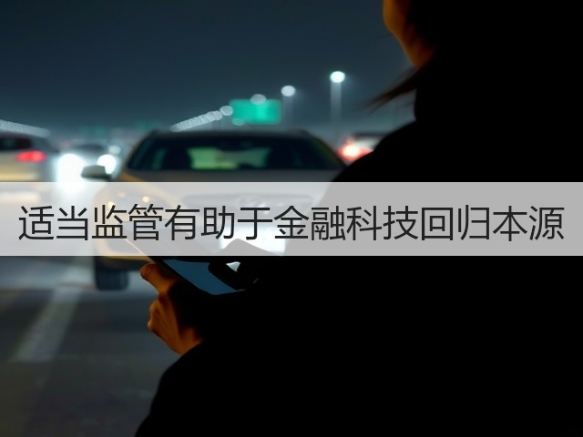 适当监管有助于金融科技回归本源(图1) 适当监管有助于金融科技回归本源(图1)