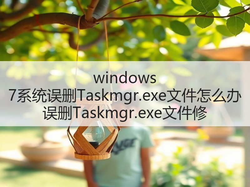 windows 7系统误删Taskmgr.exe文件怎么办 误删Taskmgr. - 诺云路远科技资讯网
