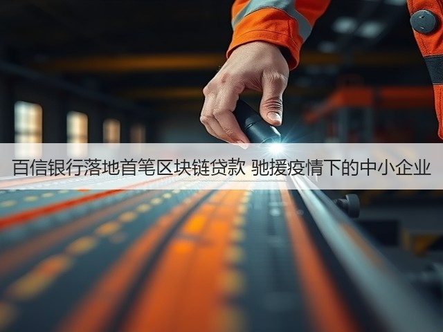 百信银行落地首笔区块链贷款 驰援疫情下的中小企业(图3) 百信银行落地首笔区块链贷款 驰援疫情下的中小企业(图3)