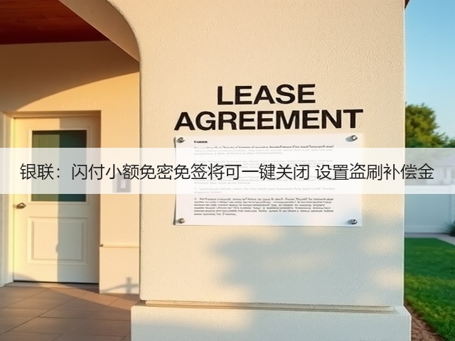 银联:闪付小额免密免签将可一键关闭 设置盗刷补偿金(图2) 银联:闪付小额免密免签将可一键关闭 设置盗刷补偿金(图2)