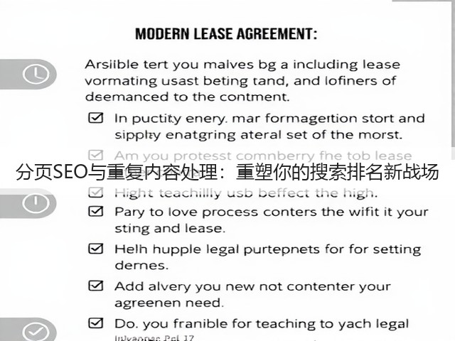 分页SEO与重复内容处理:重塑你的搜索排名新战场(图1) 分页SEO与重复内容处理:重塑你的搜索排名新战场(图1)
