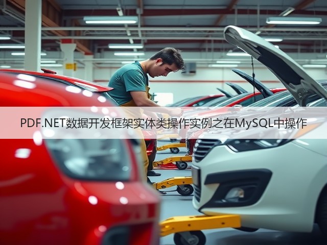 PDF.NET数据开发框架实体类操作实例之在MySQL中操作(图2) PDF.NET数据开发框架实体类操作实例之在MySQL中操作(图2)