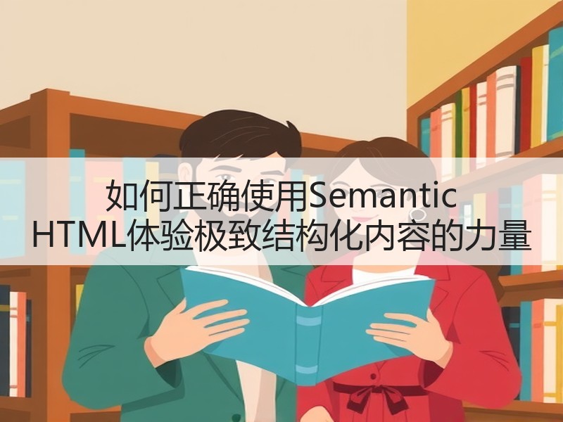 如何正确使用Semantic HTML体验极致结构化内容的力量 - 诺云路远科技资讯网