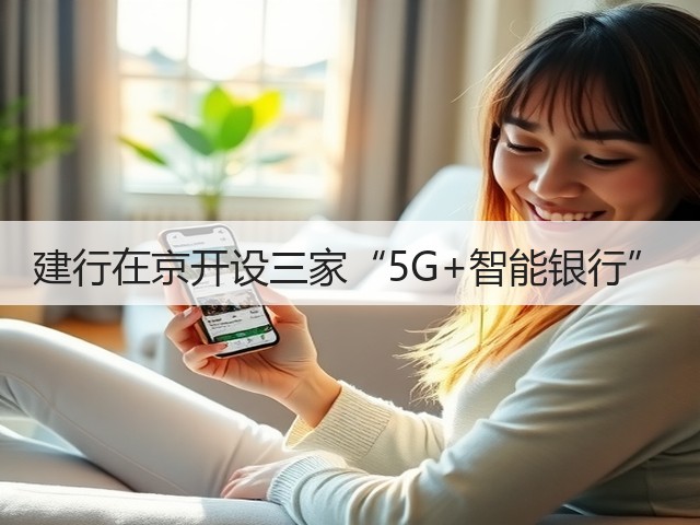 建行在京开设三家“5G+智能银行”(图3) 建行在京开设三家“5G+智能银行”(图3)