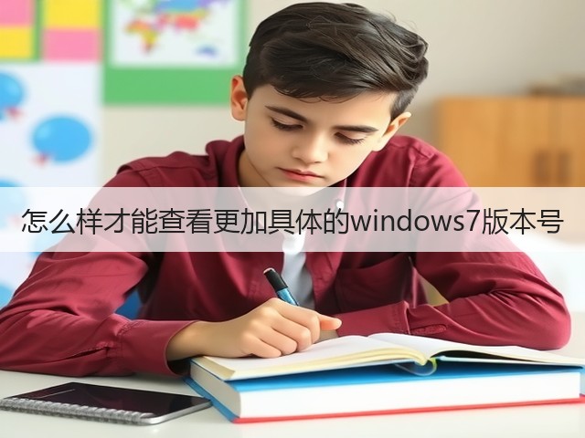 怎么样才能查看更加具体的windows7版本号(图2) 怎么样才能查看更加具体的windows7版本号(图2)