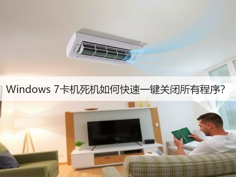 Windows 7卡机死机如何快速一键关闭所有程序？ - 诺云路远科技资讯网