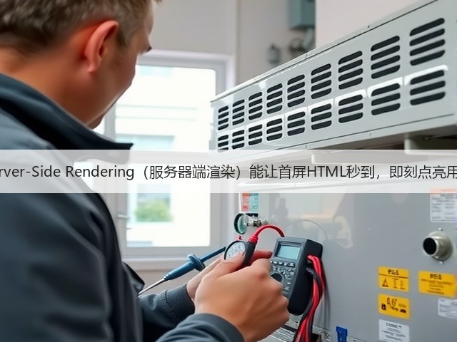 为什么Server-Side Rendering(服务器端渲染)能让首屏HTML秒到,即刻点亮用户心智?(图1) 为什么Server-Side Rendering(服务器端渲染)能让首屏HTML秒到,即刻点亮用户心智?(图1)