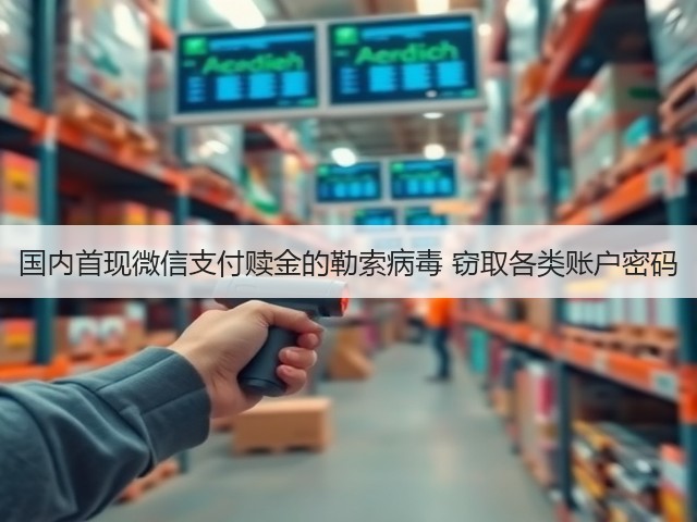 国内首现微信支付赎金的勒索病毒 窃取各类账户密码(图1) 国内首现微信支付赎金的勒索病毒 窃取各类账户密码(图1)
