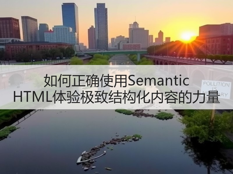 如何正确使用Semantic HTML体验极致结构化内容的力量 - 诺云路远科技资讯网