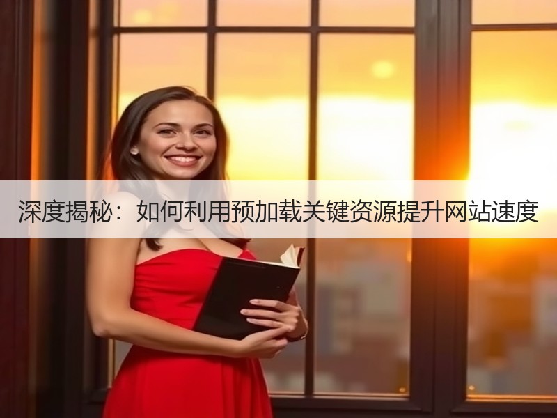 深度揭秘：如何利用预加载关键资源提升网站速度 - 诺云路远科技资讯网