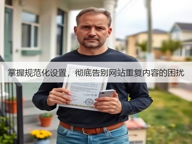 掌握规范化设置,彻底告别网站重复内容的困扰(图3) 掌握规范化设置,彻底告别网站重复内容的困扰(图3)