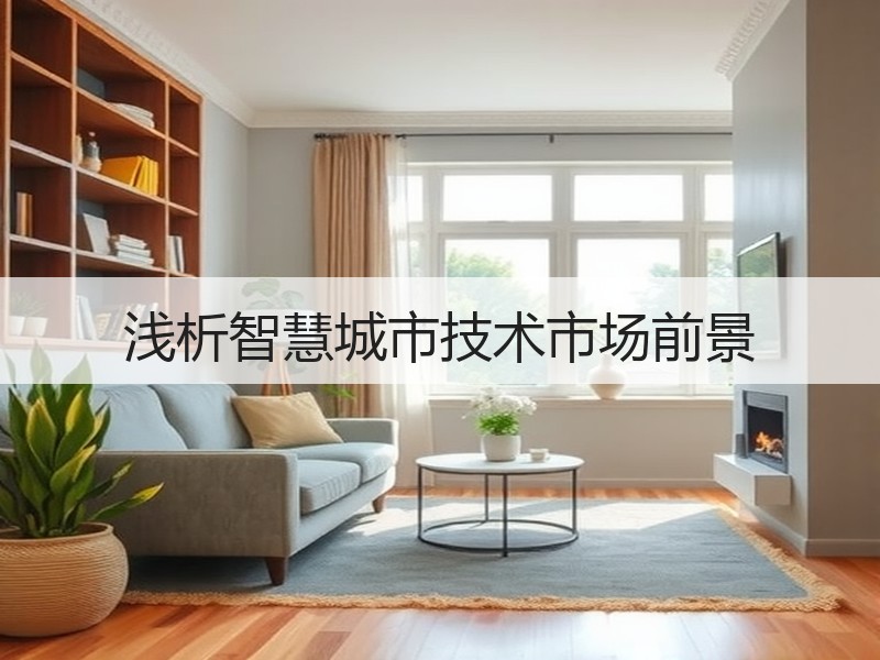 浅析智慧城市技术市场前景 - 诺云路远科技资讯网