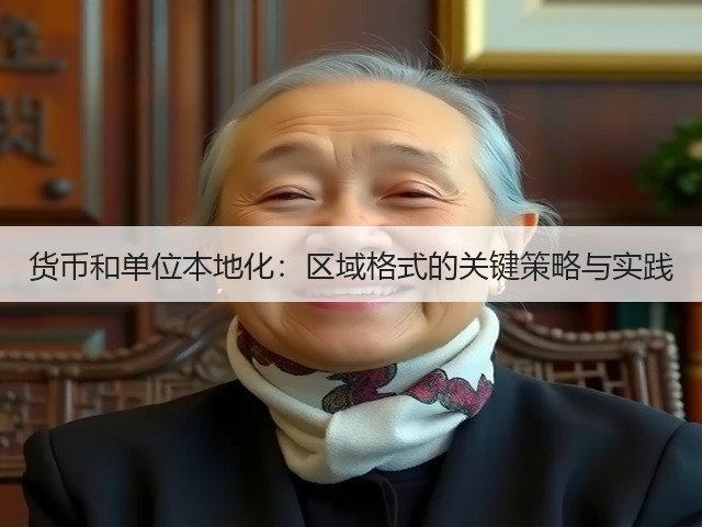 货币和单位本地化:区域格式的关键策略与实践(图2) 货币和单位本地化:区域格式的关键策略与实践(图2)