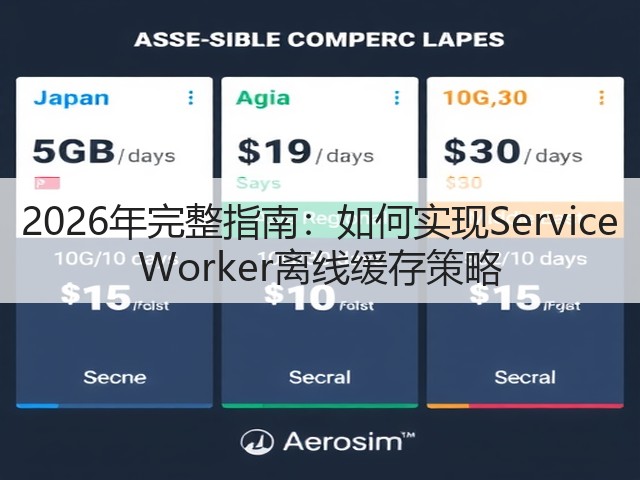 2026年完整指南:如何实现Service Worker离线缓存策略(图3) 2026年完整指南:如何实现Service Worker离线缓存策略(图3)