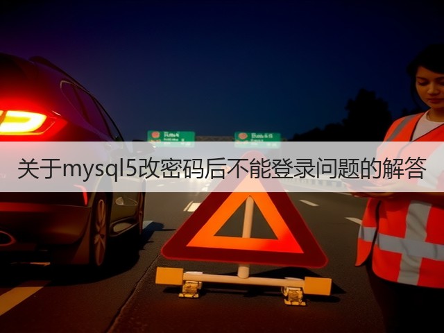 关于mysql5改密码后不能登录问题的解答(图1) 关于mysql5改密码后不能登录问题的解答(图1)