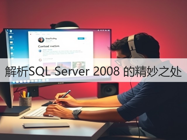 解析SQL Server 2008 的精妙之处(图1) 解析SQL Server 2008 的精妙之处(图1)