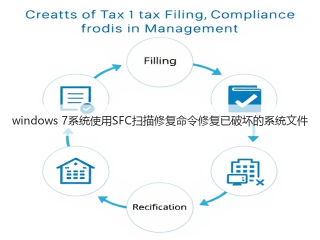windows 7系统使用SFC扫描修复命令修复已破坏的系统文件(图1) windows 7系统使用SFC扫描修复命令修复已破坏的系统文件(图1)