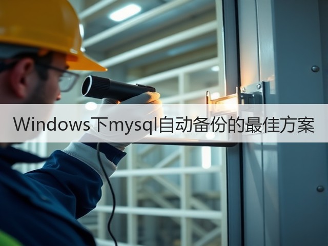 Windows下mysql自动备份的最佳方案(图2) Windows下mysql自动备份的最佳方案(图2)