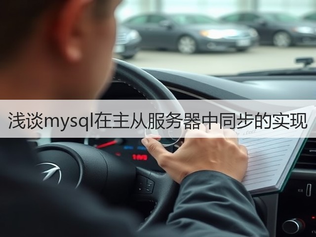 浅谈mysql在主从服务器中同步的实现(图2) 浅谈mysql在主从服务器中同步的实现(图2)