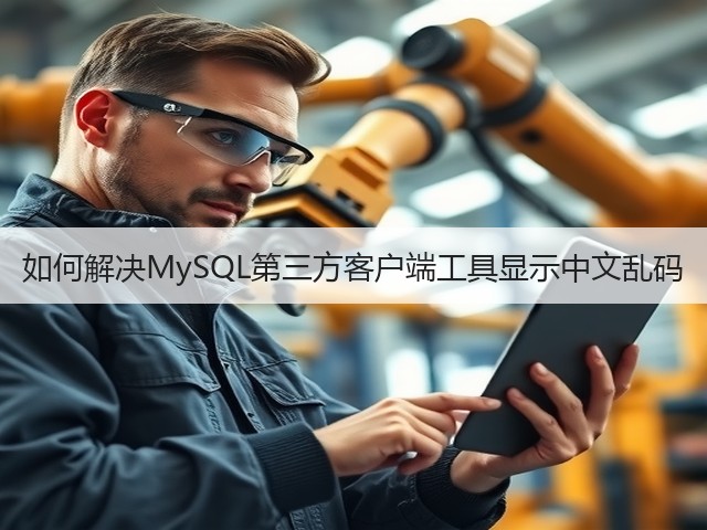 如何解决MySQL第三方客户端工具显示中文乱码(图1) 如何解决MySQL第三方客户端工具显示中文乱码(图1)