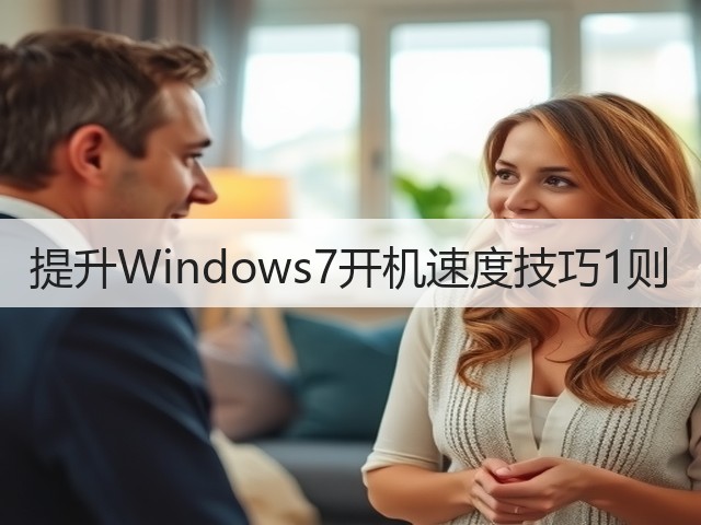 提升Windows7开机速度技巧1则(图1) 提升Windows7开机速度技巧1则(图1)