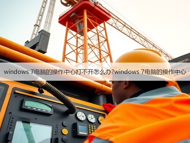windows 7电脑的操作中心打不开怎么办?windows 7电脑的操作中心(图1)