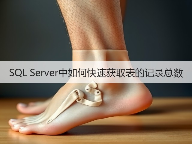 SQL Server中如何快速获取表的记录总数(图2)