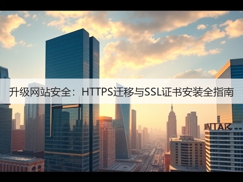 升级网站安全：HTTPS迁移与SSL证书安装全指南 - 诺云路远科技资讯网