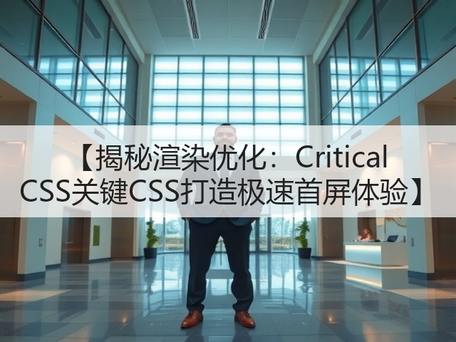 【揭秘渲染优化:Critical CSS关键CSS打造极速首屏体验】(图3) 【揭秘渲染优化:Critical CSS关键CSS打造极速首屏体验】(图3)